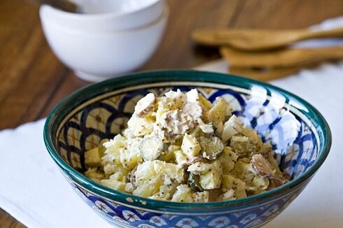 Salad recipe during a protein diet