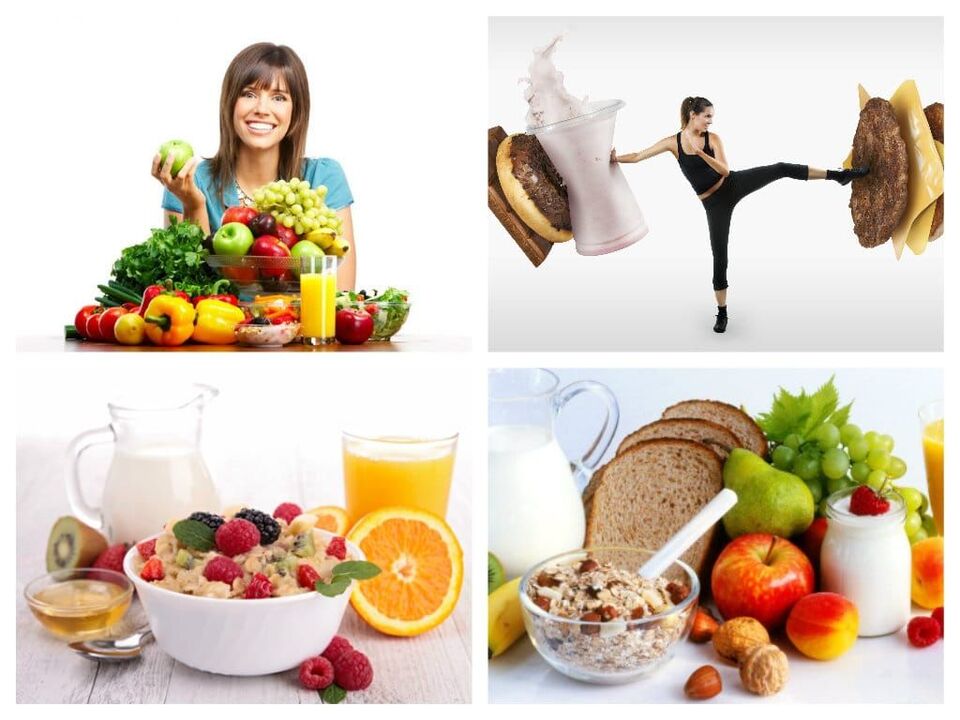 The right foods for losing weight