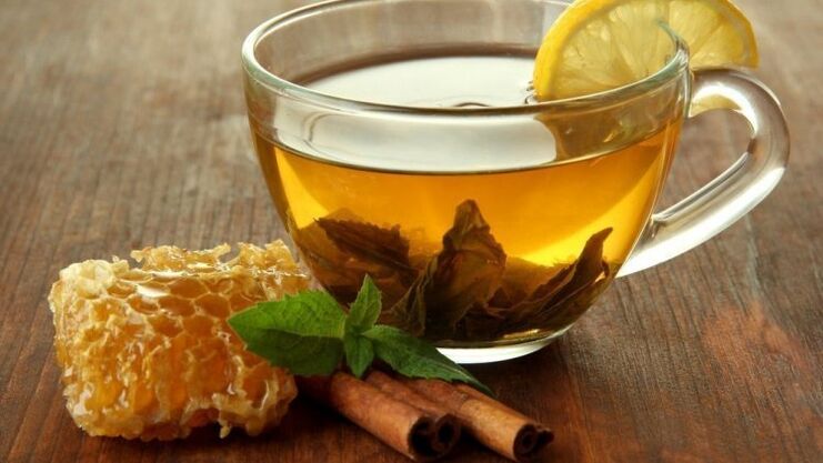 Tea with cinnamon and honey for weight loss