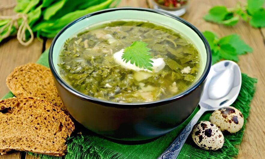 green soup for a lazy diet
