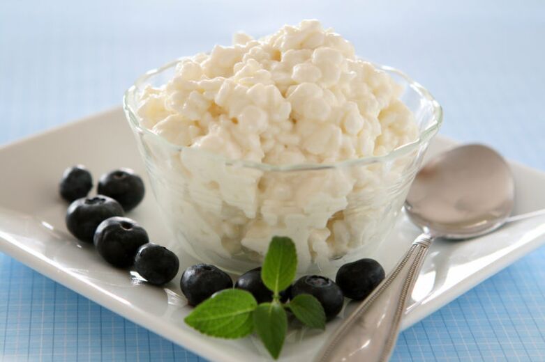 Cottage cheese for the Maggi diet