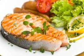 Fish steak for diabetes