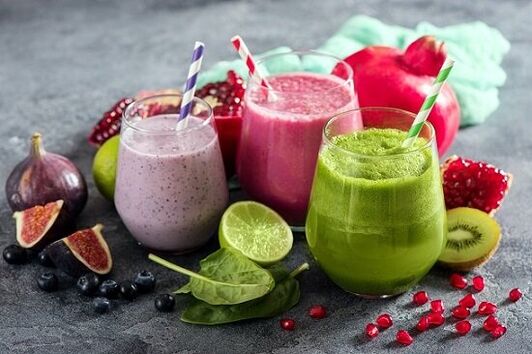 Smoothies for weight loss and body cleansing